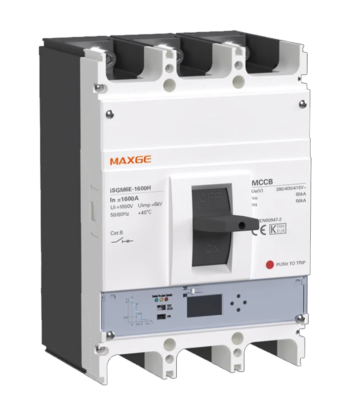 Interruptores en caja moldeada con display LDC de control (ISGM6E)